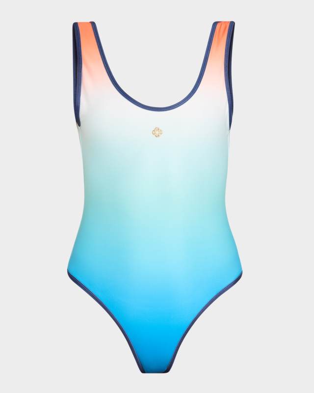 Gradient One-Piece Swimsuit